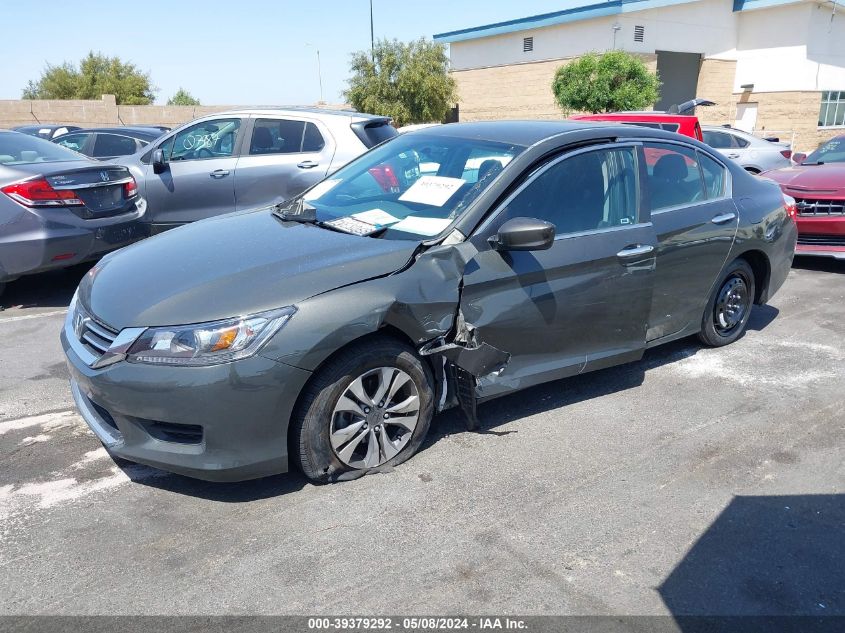 2013 Honda Accord Lx VIN: 1HGCR2F32DA212545 Lot: 39379292