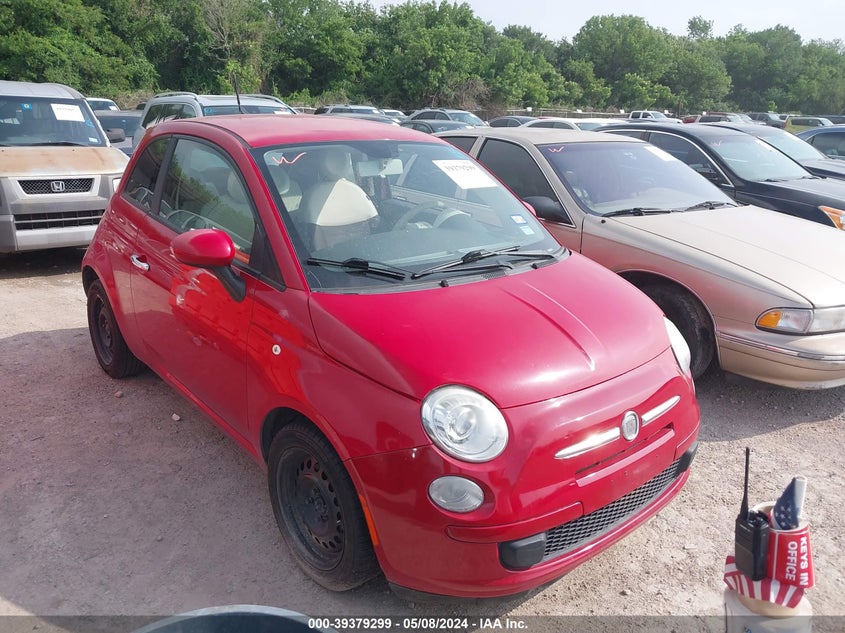 2013 Fiat 500 Pop VIN: 3C3CFFAR0DT531661 Lot: 39379299