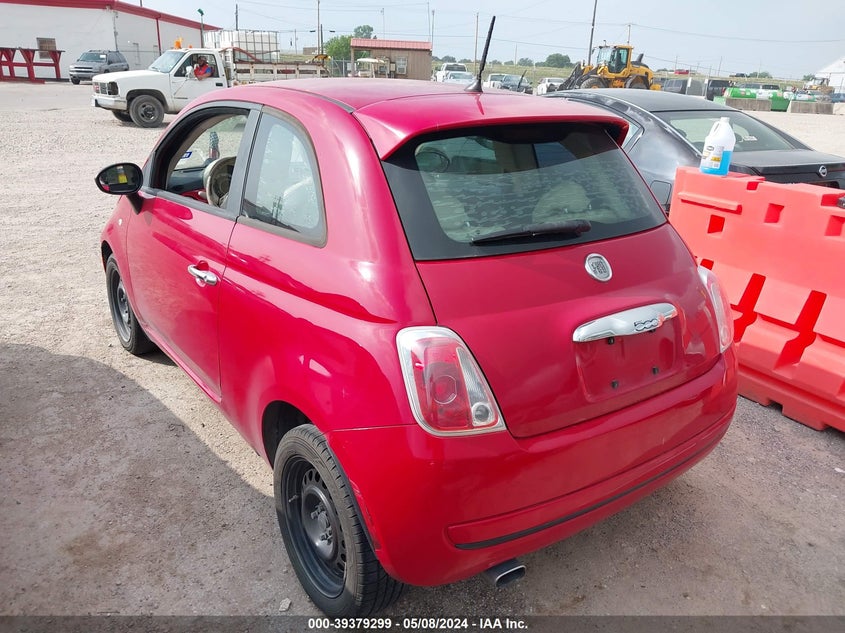 2013 Fiat 500 Pop VIN: 3C3CFFAR0DT531661 Lot: 39379299