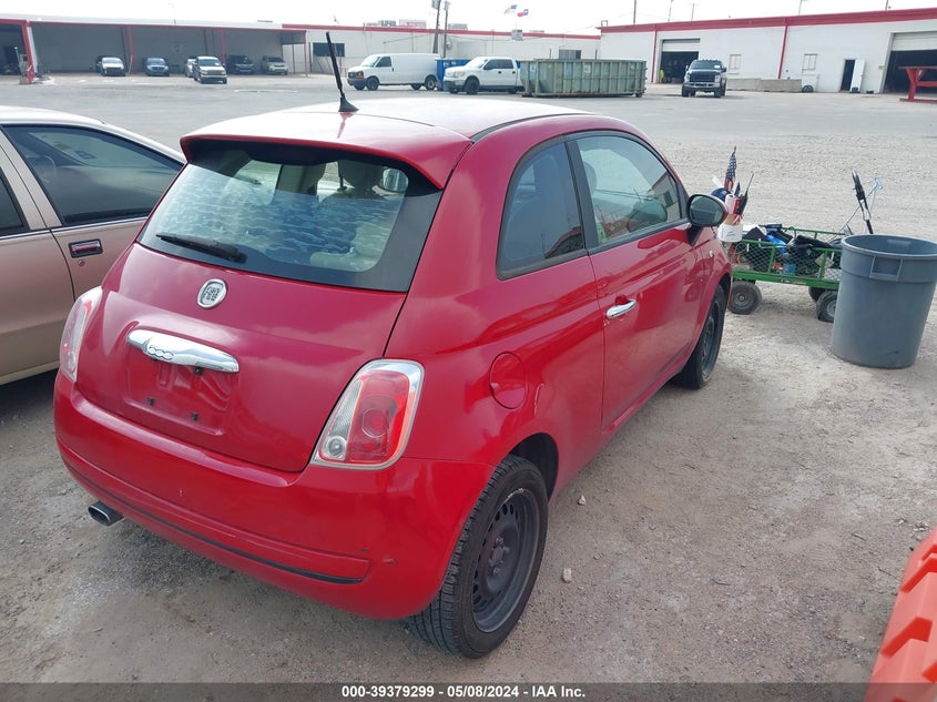 2013 Fiat 500 Pop VIN: 3C3CFFAR0DT531661 Lot: 39379299