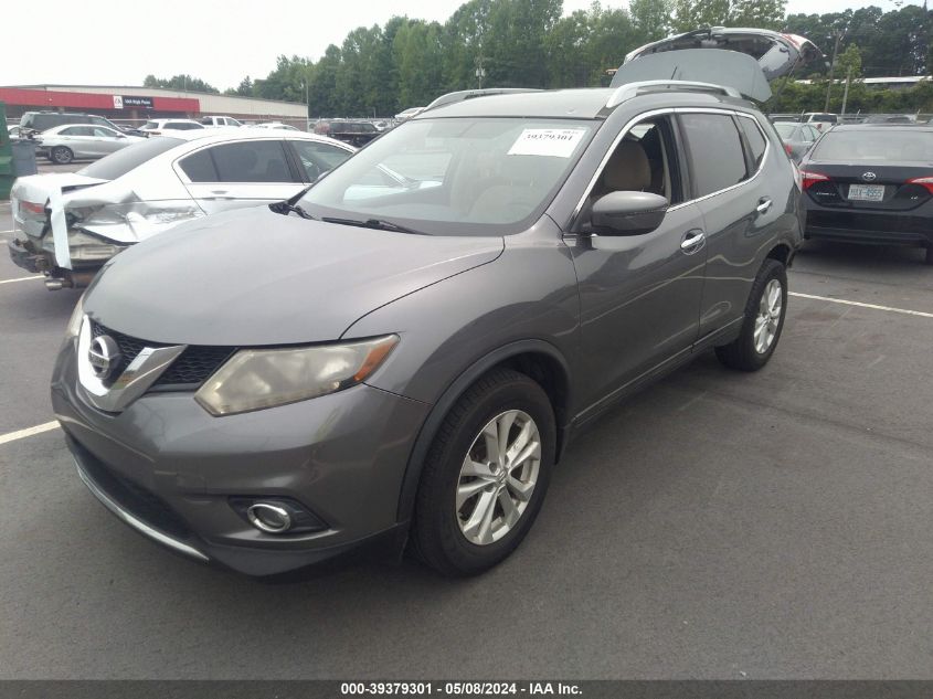 2016 Nissan Rogue Sv VIN: 5N1AT2MN9GC766150 Lot: 39379301