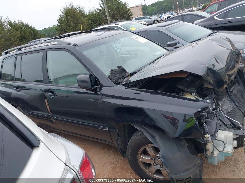 2006 Toyota Highlander V6 VIN: JTEGP21A460094286 Lot: 39379335