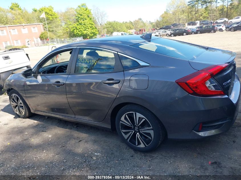 2018 Honda Civic Ex-T VIN: JHMFC1F41JX043626 Lot: 39379354