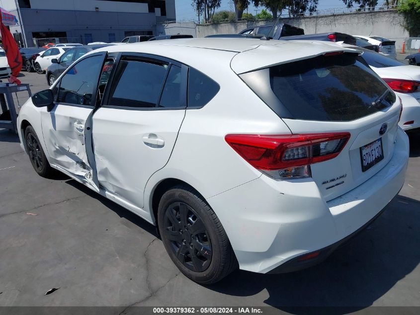 2023 Subaru Impreza Base 5-Door VIN: 4S3GTAB68P3703755 Lot: 39379362