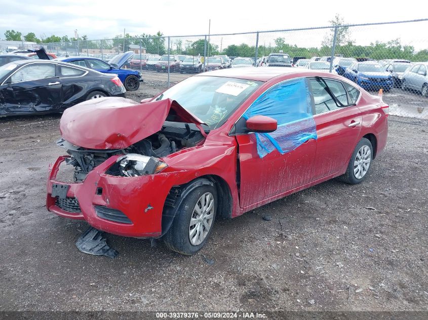 2013 Nissan Sentra Sv VIN: 3N1AB7AP6DL778012 Lot: 39379376