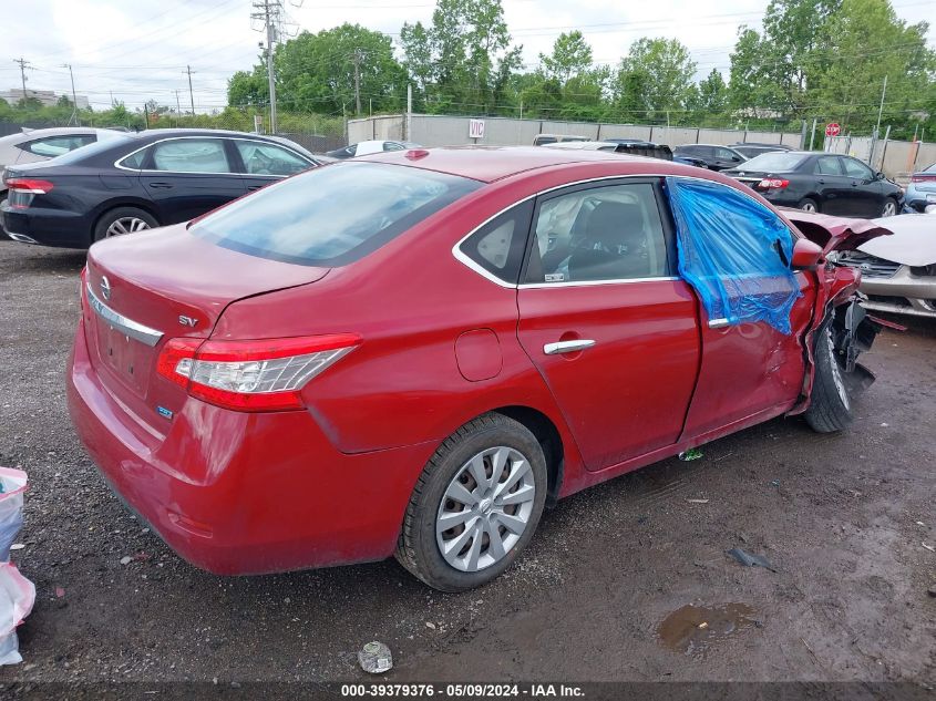 2013 Nissan Sentra Sv VIN: 3N1AB7AP6DL778012 Lot: 39379376