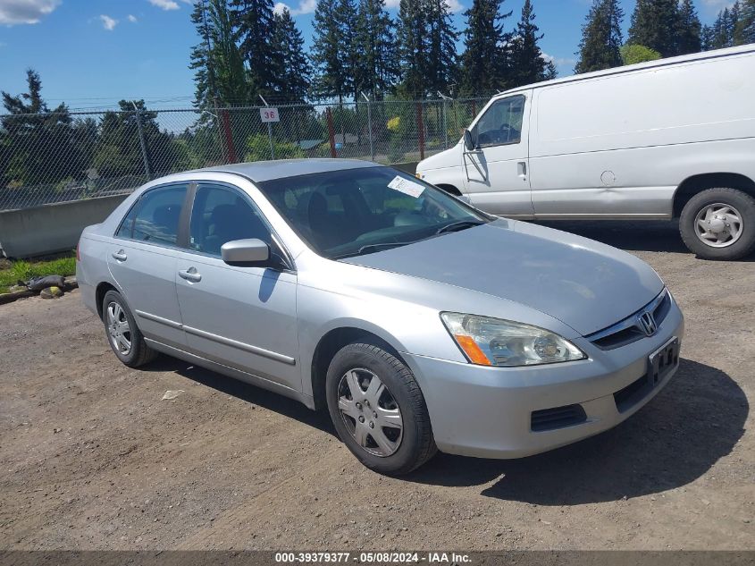 2006 Honda Accord 2.4 Lx VIN: 1HGCM56486A020204 Lot: 39379377