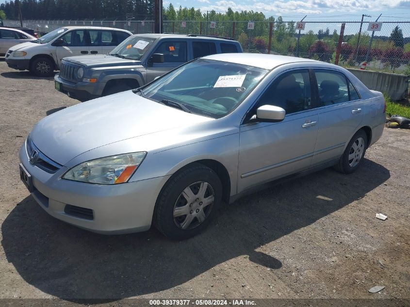 2006 Honda Accord 2.4 Lx VIN: 1HGCM56486A020204 Lot: 39379377