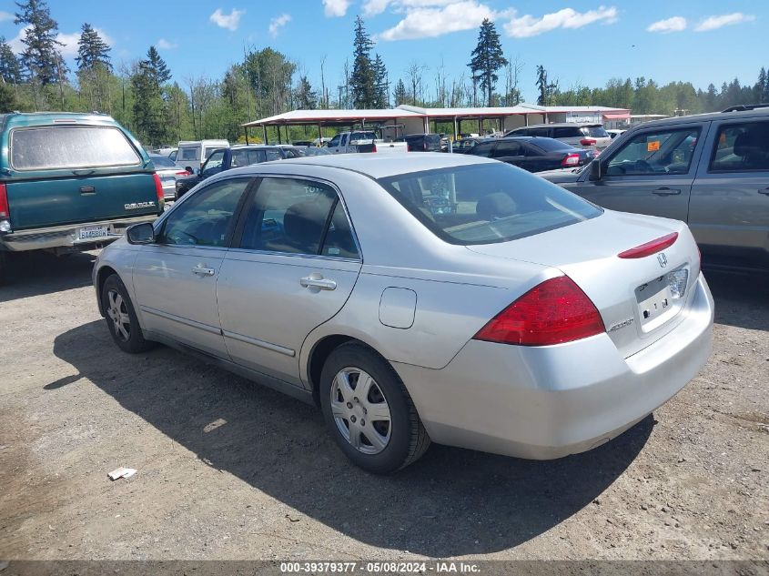 2006 Honda Accord 2.4 Lx VIN: 1HGCM56486A020204 Lot: 39379377