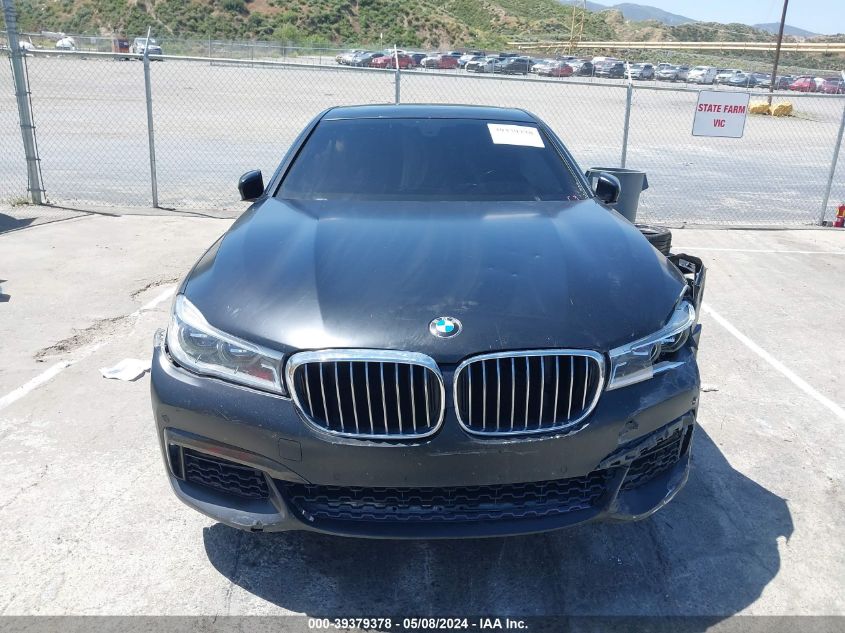 2018 BMW 750I VIN: WBA7F0C51JGM23504 Lot: 39379378