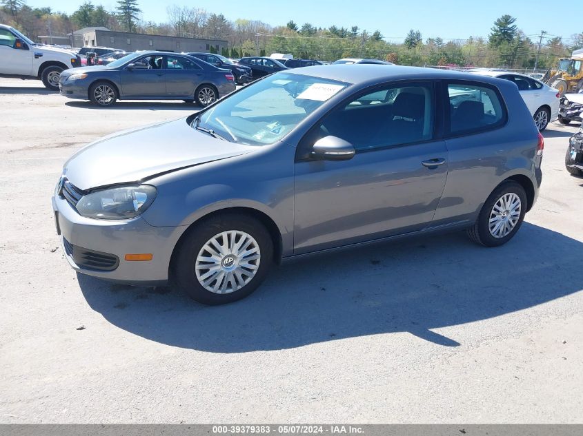 2012 Volkswagen Golf 2.5L 2-Door VIN: WVWBB7AJ7CW308206 Lot: 39379383