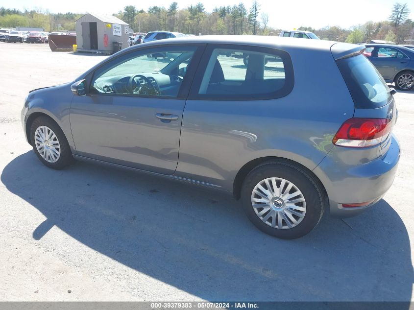 2012 Volkswagen Golf 2.5L 2-Door VIN: WVWBB7AJ7CW308206 Lot: 39379383