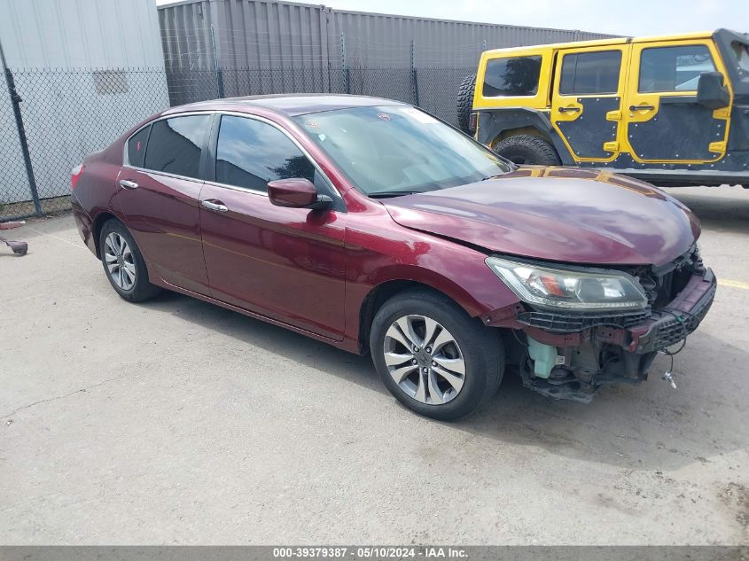 2014 Honda Accord Lx VIN: 1HGCR2F38EA036098 Lot: 39379387