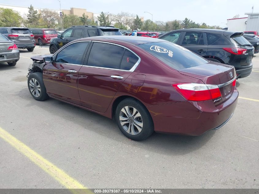 2014 Honda Accord Lx VIN: 1HGCR2F38EA036098 Lot: 39379387