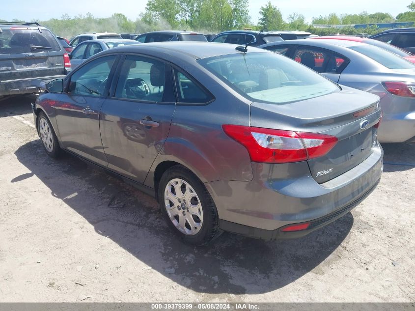 2012 Ford Focus Se VIN: 1FAHP3F2XCL342296 Lot: 39379399