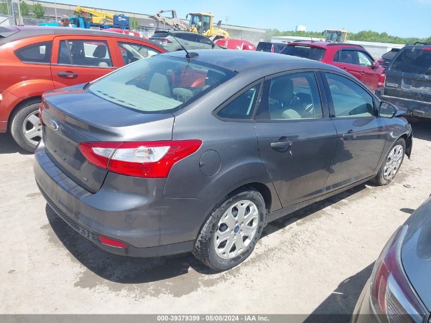 2012 Ford Focus Se VIN: 1FAHP3F2XCL342296 Lot: 39379399