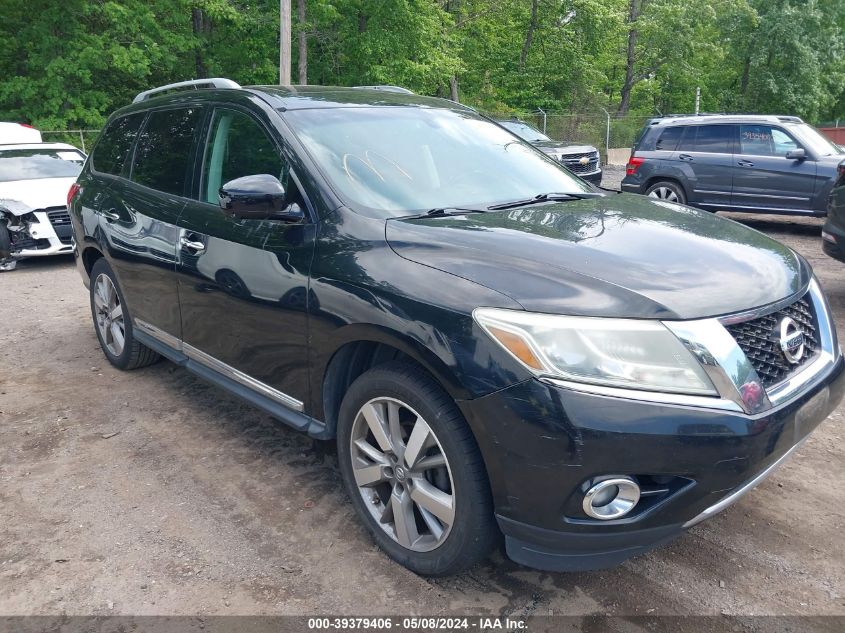 2013 Nissan Pathfinder Platinum VIN: 5N1AR2MN1DC633909 Lot: 39379406