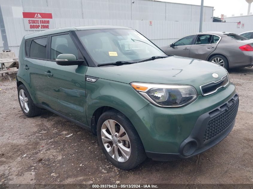 2014 Kia Soul + VIN: KNDJP3A58E7003965 Lot: 39379423