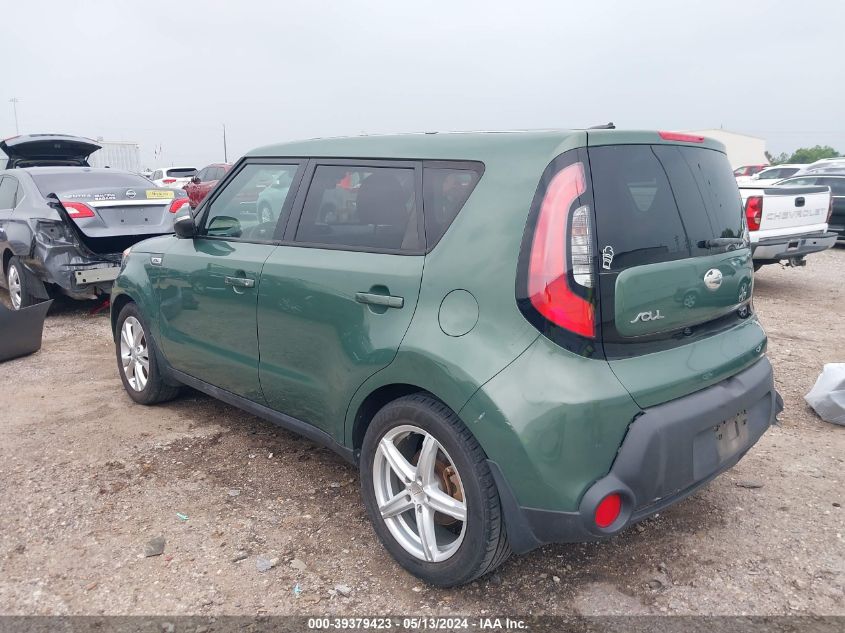 2014 Kia Soul + VIN: KNDJP3A58E7003965 Lot: 39379423