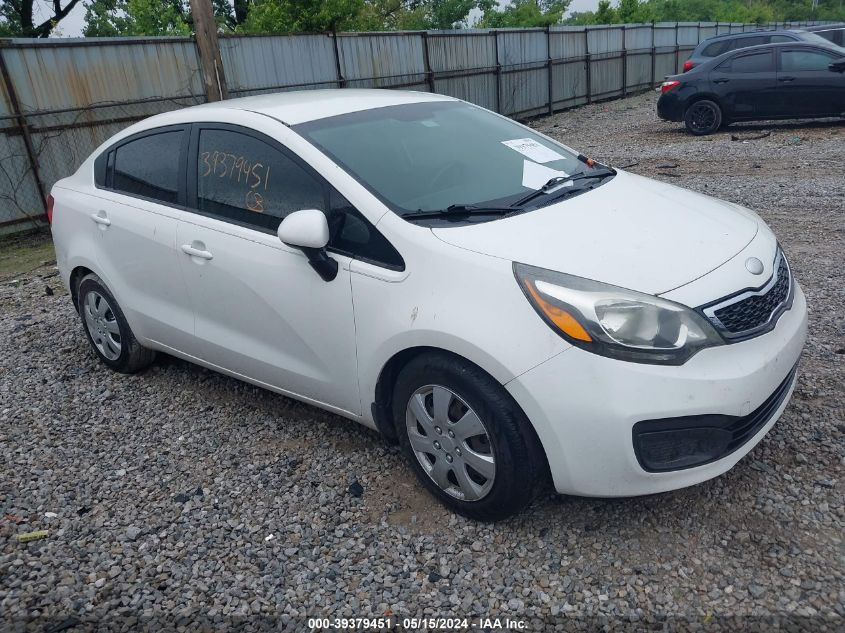 2013 Kia Rio Ex VIN: KNADN4A32D6310315 Lot: 39379451