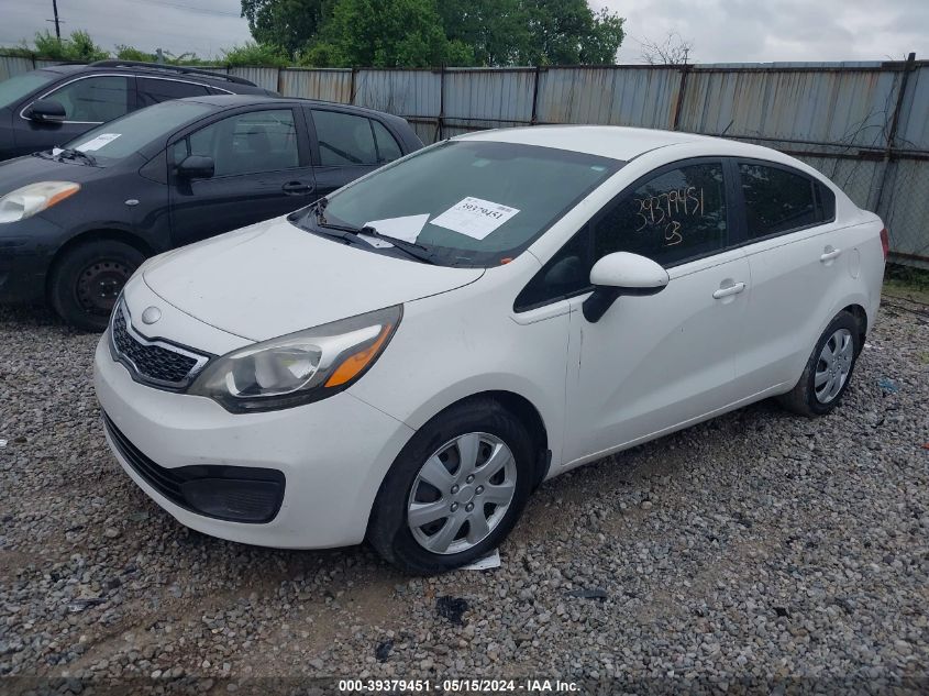 2013 Kia Rio Ex VIN: KNADN4A32D6310315 Lot: 39379451