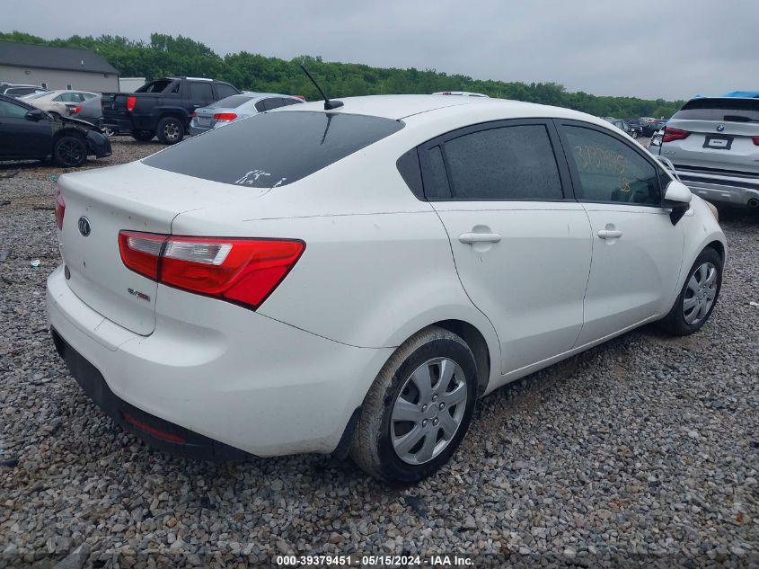 2013 Kia Rio Ex VIN: KNADN4A32D6310315 Lot: 39379451