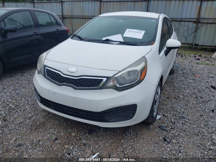 2013 Kia Rio Ex VIN: KNADN4A32D6310315 Lot: 39379451