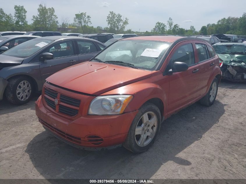 2008 Dodge Caliber Se VIN: 1B3HB28BX8D697861 Lot: 39379456