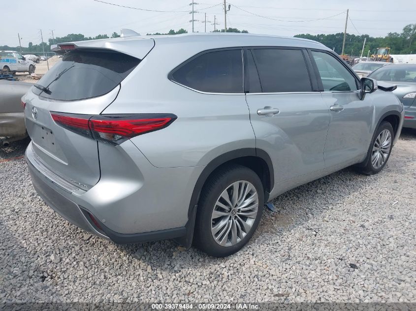 2023 Toyota Highlander Platinum VIN: 5TDKDRAH7PS508785 Lot: 39379484