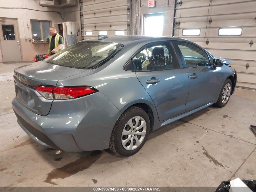 2020 Toyota Corolla Le VIN: JTDEPRAE6LJ005248 Lot: 39379499