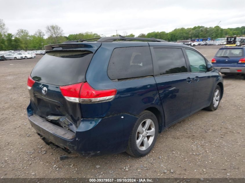 2012 Toyota Sienna Le V6 8 Passenger VIN: 5TDKK3DCXCS220076 Lot: 39379537