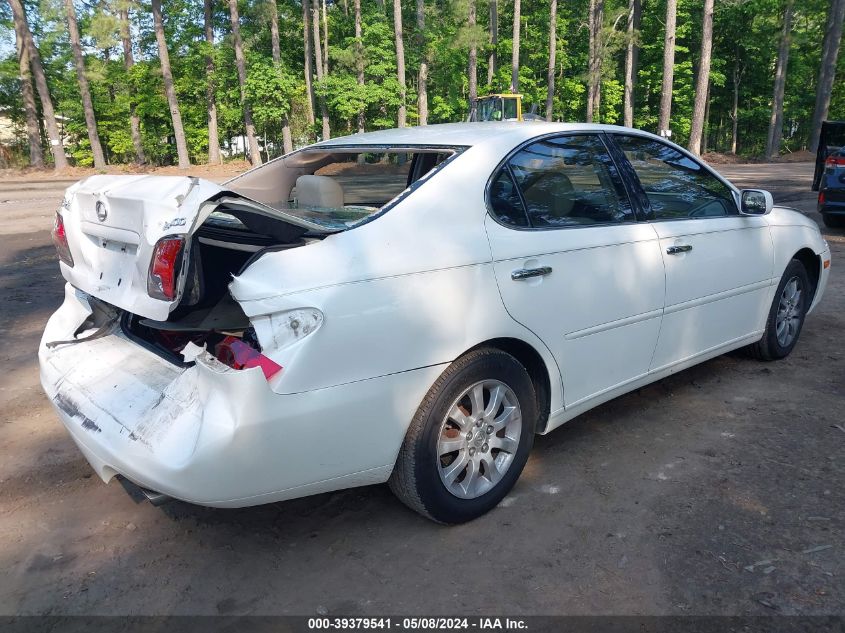 2003 Lexus Es 300 VIN: JTHBF30G236014312 Lot: 39379541