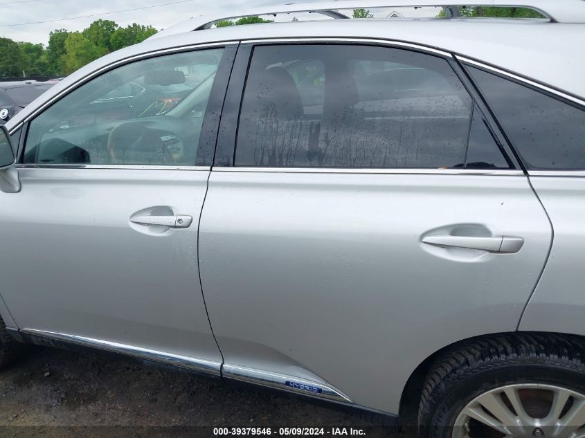 2011 Lexus Rx 450H VIN: JTJBC1BAXB2045091 Lot: 39379546