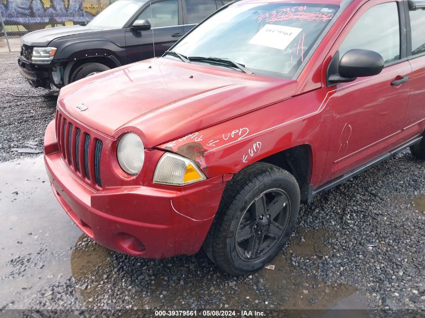 1J8FT47088D730461 2008 Jeep Compass Sport