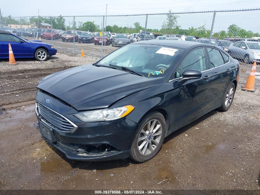 2017 Ford Fusion Se VIN: 3FA6P0H70HR362676 Lot: 39379586