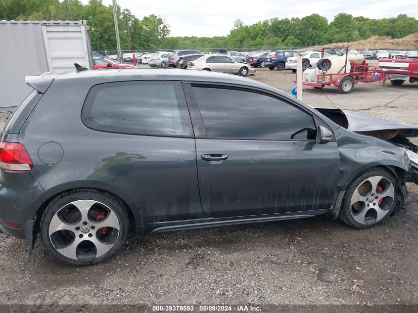 2012 Volkswagen Gti 2-Door VIN: WVWED7AJ1CW275596 Lot: 39379593