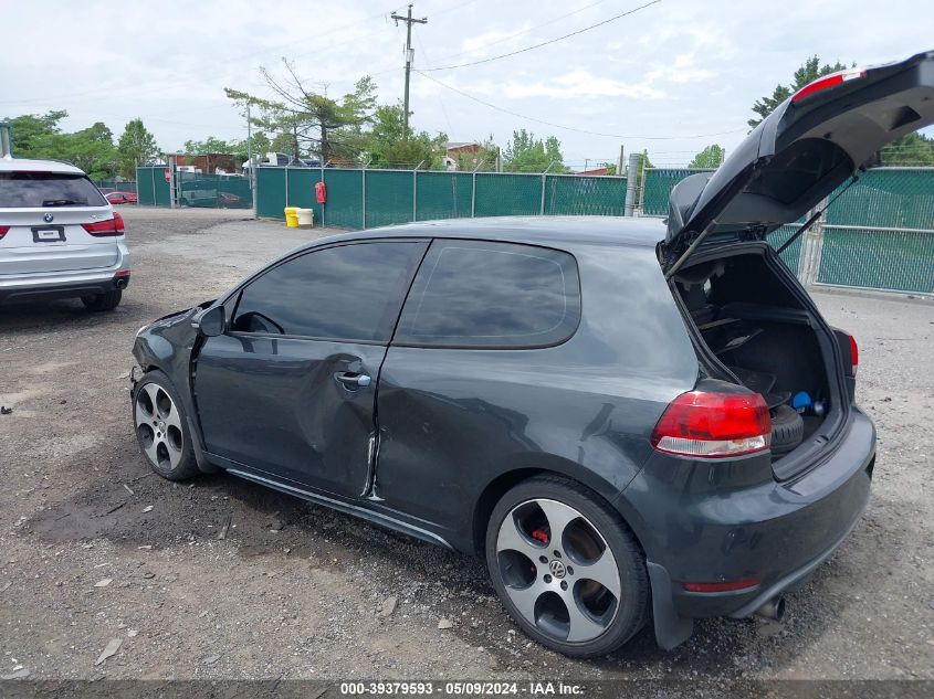 2012 Volkswagen Gti 2-Door VIN: WVWED7AJ1CW275596 Lot: 39379593