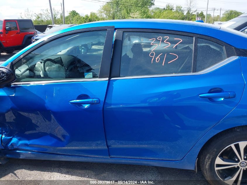 2022 Nissan Sentra Sv Xtronic Cvt VIN: 3N1AB8CV9NY274804 Lot: 39379617