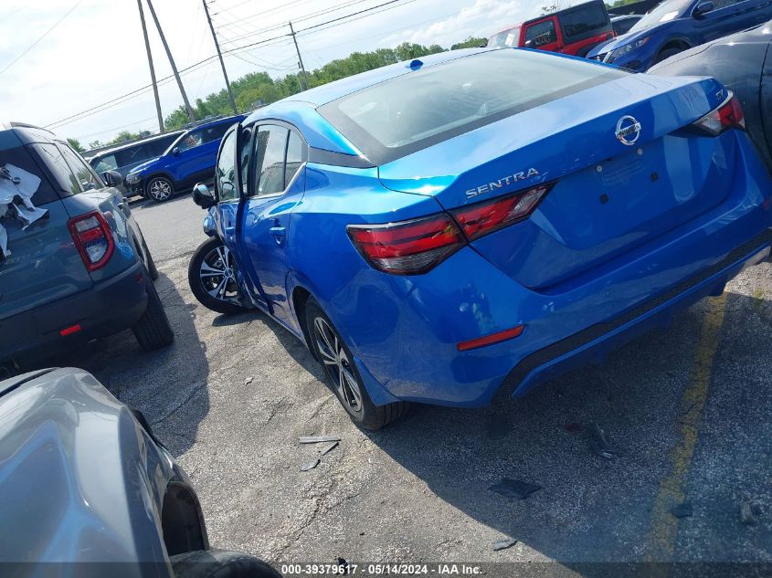 2022 Nissan Sentra Sv Xtronic Cvt VIN: 3N1AB8CV9NY274804 Lot: 39379617