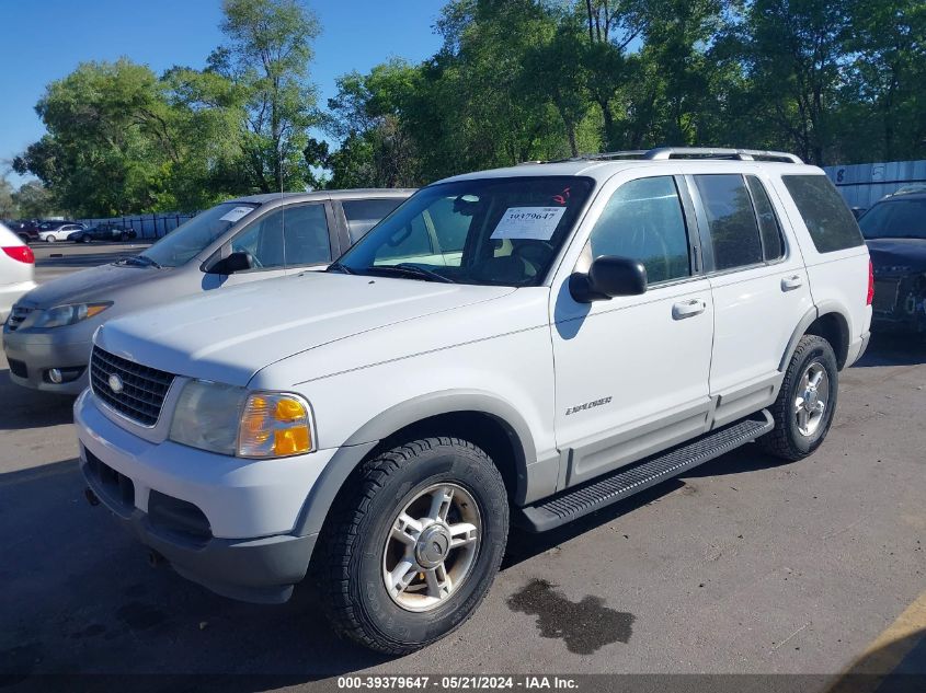 2002 Ford Explorer Xlt VIN: 1FMDU73W02ZA69845 Lot: 39379647