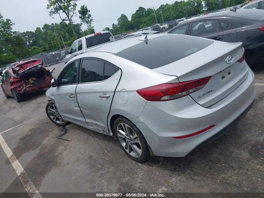 2017 Hyundai Elantra Limited VIN: KMHD84LF6HU228022 Lot: 39379677