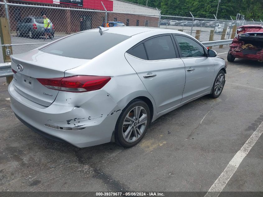 2017 Hyundai Elantra Limited VIN: KMHD84LF6HU228022 Lot: 39379677