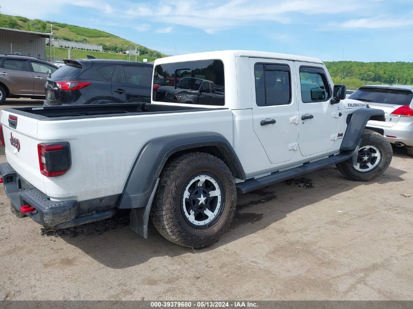 2020 Jeep Gladiator Rubicon 4X4 VIN: 1C6JJTBGXLL164654 Lot: 39379680