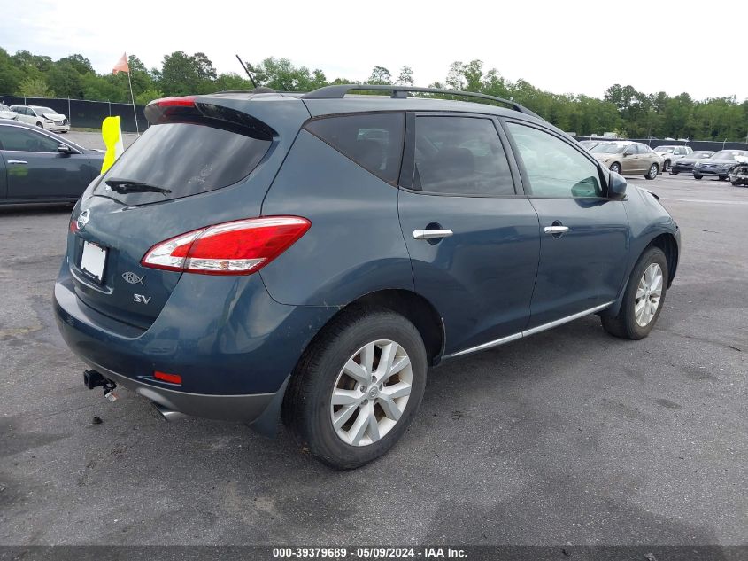 2011 Nissan Murano Sv VIN: JN8AZ1MU3BW065006 Lot: 39379689