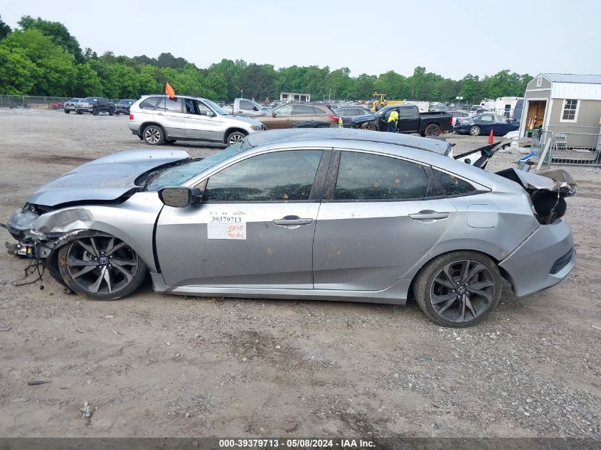 2020 Honda Civic Sport VIN: 2HGFC2F83LH596927 Lot: 39379713