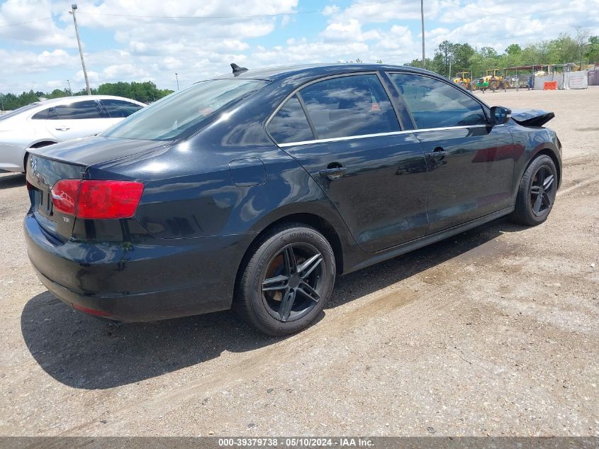 2011 Volkswagen Jetta 2.0L Tdi VIN: 3VWLL7AJ9BM106688 Lot: 39379738