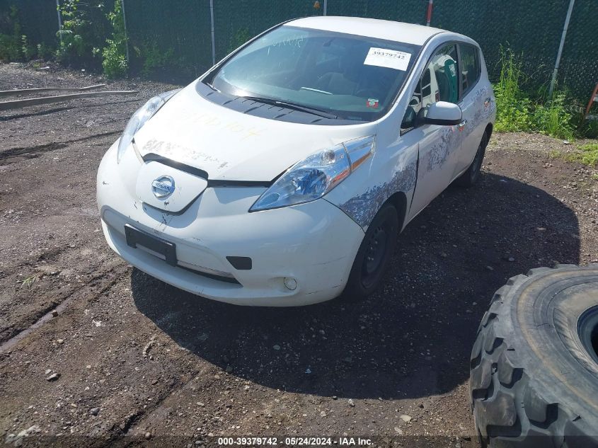 2013 Nissan Leaf S VIN: 1N4AZ0CP8DC410753 Lot: 39379742