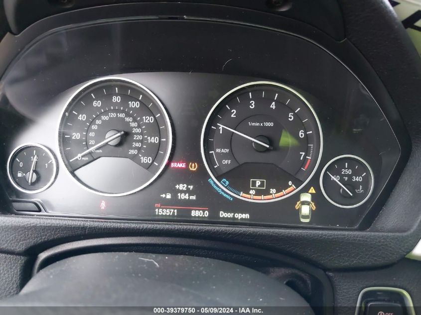 2015 BMW 320I VIN: WBA3B1C56FK139838 Lot: 39379750