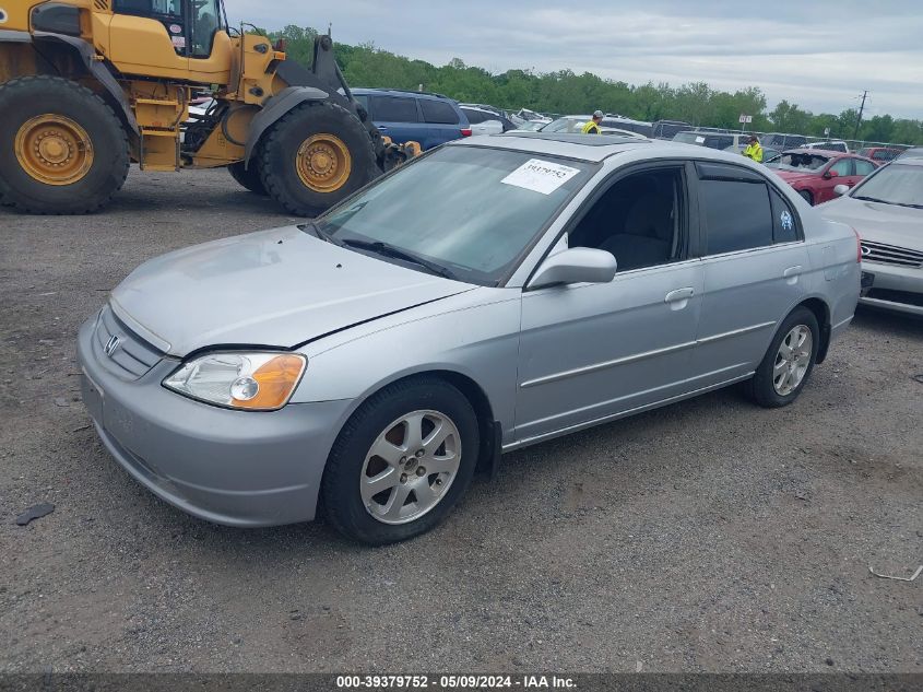 2003 Honda Civic Ex VIN: 2HGES267X3H507716 Lot: 39379752