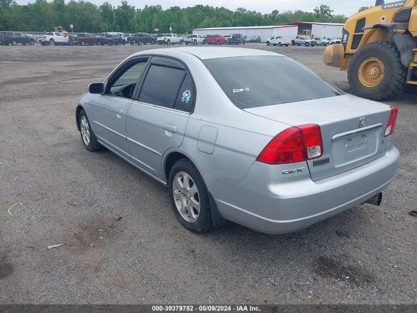 2003 Honda Civic Ex VIN: 2HGES267X3H507716 Lot: 39379752